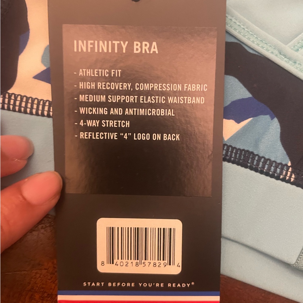 Fourlaps Infinity Sports Bra Crisp Camo/Porcelain - Picture 4 of 6